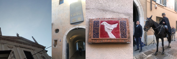 Museo di Santa Giulia a Brescia, arrivo della Tappa 30 del Cammino di Santa Giulia