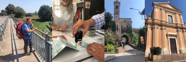 Tratto tra Pontevico e San Gervasio Bresciano lungo la Tappa 27 del Cammino di Santa Giulia