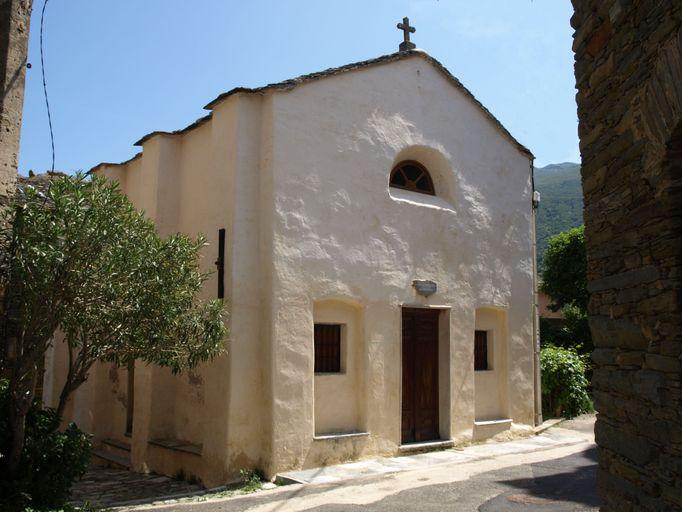 Cappella di San Ghjacumu a Sisco nel Capo Corso, edificio religioso tradizionale lungo il Cammino di Santa Giulia in Alta Corsica