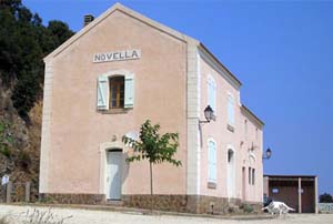 Gare de Novella in Balagna: gîte comunale nella vecchia stazione lungo il Cammino di Santa Giulia