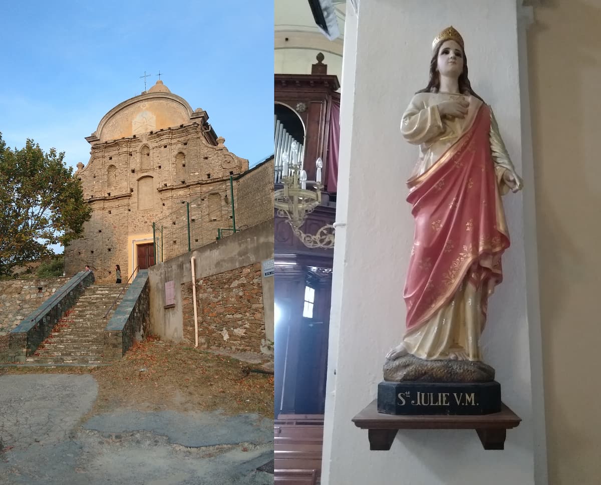 Chiesa di San Martino a Patrimonio in Corsica, edificio barocco e monumento storico
